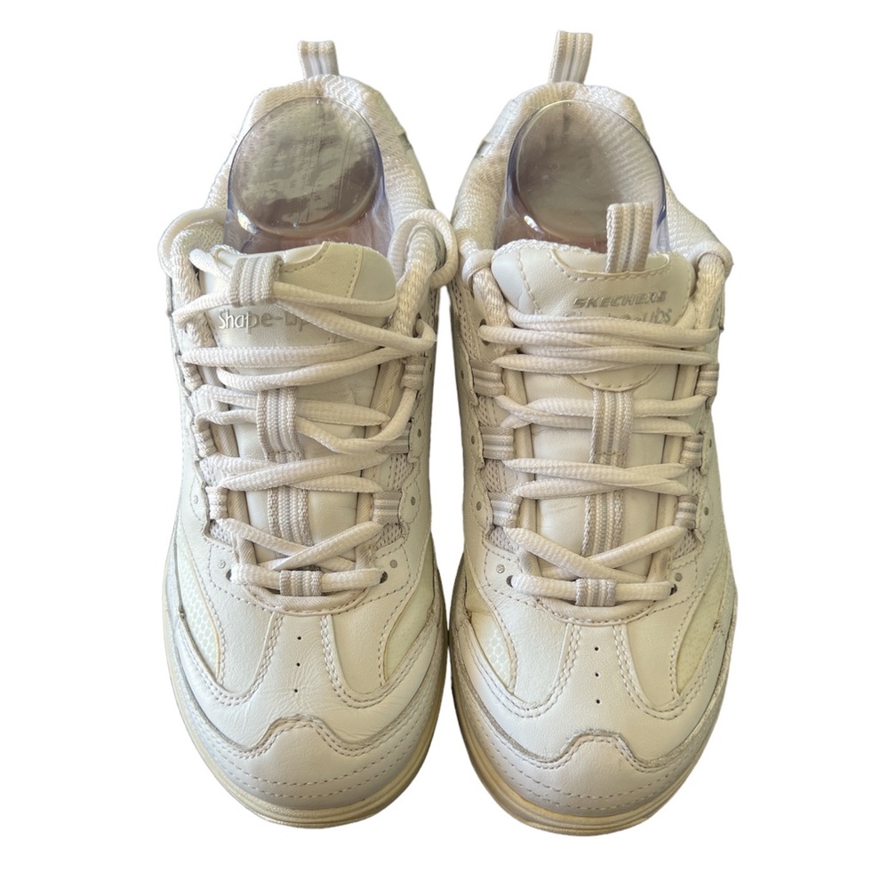 Sketcher Shape-Ups White Toning and‎ Walking Sneakers Sz. 7.5